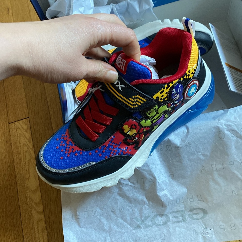 NWT Geox Boy Avenger Sneakers